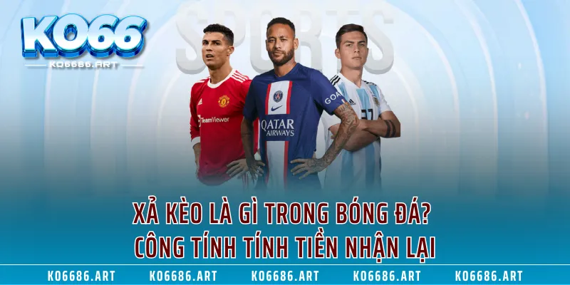Xả kèo là gì trong bóng đá? Công tính tính tiền nhận lại